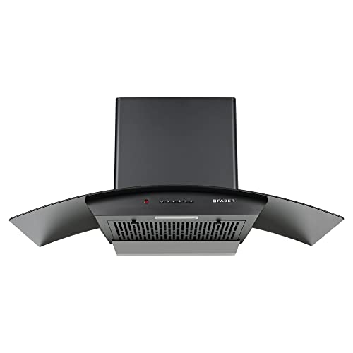 Faber 90 cm 1100 m³/hr Auto-Clean Curved Glass Kitchen Chimney [H...