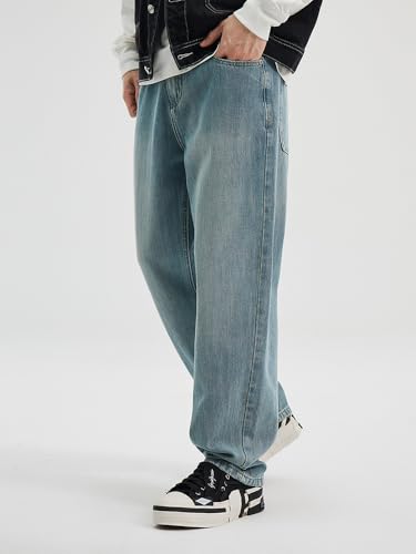 Jeans Pants Trousers Denim Spring Summer Soft Breathable Simple Versatile Blue Elastic Men's Lyocell Luxury Casual Men3