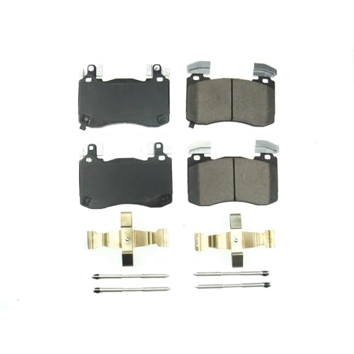 Image of PowerStop Front Brake Pads for Genesis G70 2019-22 | Kia Stinger 2018-23 - Z17 Ceramic Brake Pads with Installation Hardware, 17-6012