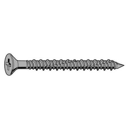 Concrete Screw, Hex, 5/32x3-1/2in, PK100