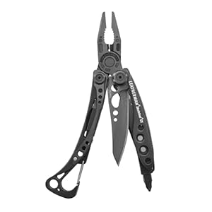 Leatherman Skeletool CX – Multifunctionele tool met 7 tools, inclusief tang, draadknipper en mes, voor outdoor en camping, roestvrij staal, Onyx