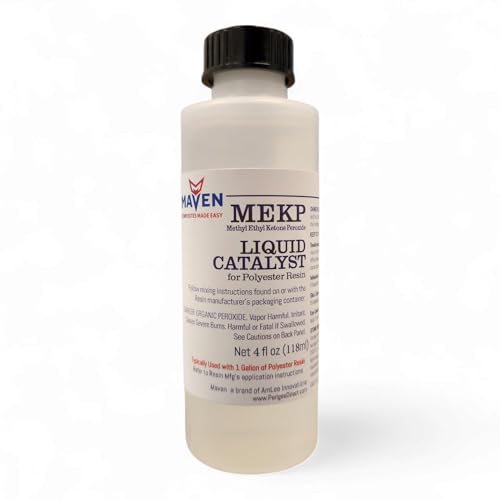 Maven MEKP Liquid Catalyst 2 fl oz for Polyester and Vinyl Ester Resins (Organic Peroxide)