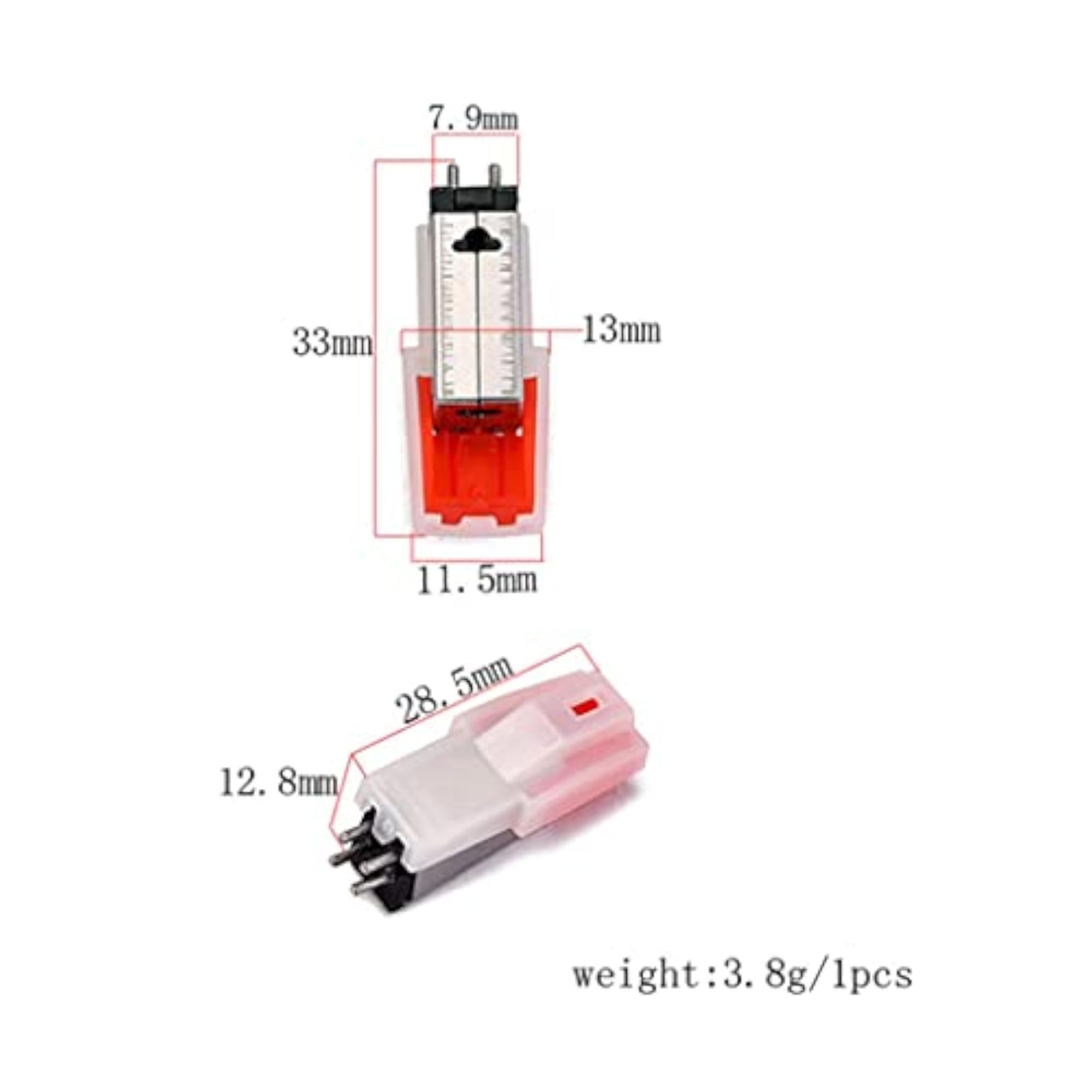 Magnetic Cartridge with LP Vinyl Stylus Needle