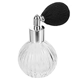 STOBAZA Frasco de Perfume de Viaje 50 Ml Atomizador Airbag, Botella Vacía de Vidrio Transparente para Fragancia, Recargable y Portátil para Uso Personal y Viaje