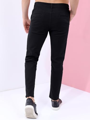 Image of Highlander Men'S Tapered-Fit Mid-Rise Jeans | Modern Look | Stretch Denim | All-Day Comfort | Trouser for Men | Men Trousers | Trousers for Man | Pants for Man