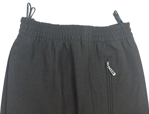K-Milano Seniorenhose Damen Kurzgrösse Winter Schlupfhose mit Gummizug, Hosentaschen mit Zip