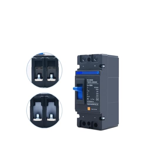 MCCB TOM7Z 1000V DC disjoncteur solaire 2P 100A boîtier plastique