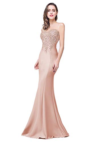 Image of BABYONLINE D.R.E.S.S. Formal Dresses for Women Bodycon Mermaid Appliques Lace Elegant Prom Dress XIN262