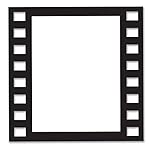 Beistle Black 5 Piece Filmstrip Photo Fun Frames, 12"