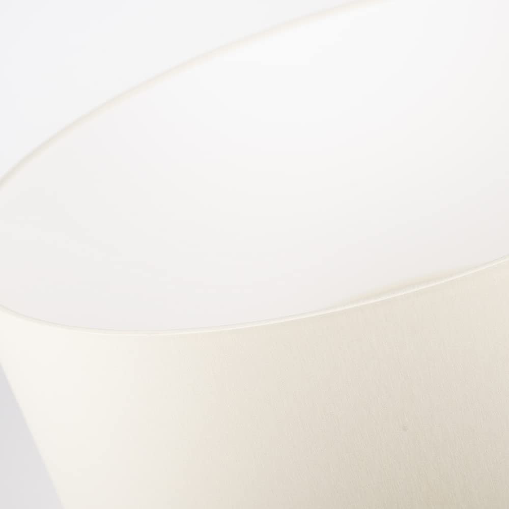 Uniqq Abat-jour tissu crème Ø 50 cm - 25 cm de haut