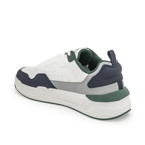 Image of Red Tape Men's Sneakers White Blue Pu Mesh TPU Round Toe Lace-Up