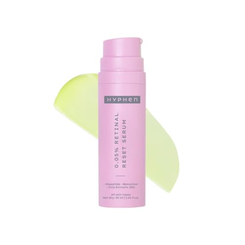 Image of Hyphen 0.05% Retinal Reset Serum | 30% More Effective than Retinol Serum | Anti Ageing Reduces Fine Lines & Wrinkles Night Face Serum For Beginners | Serum for Women | Boosts Collagen & Brightens Skin- 30 ml
