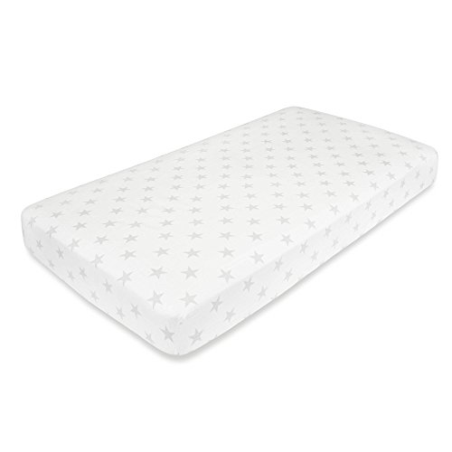 aden + anais Premium Flannel Crib Sheet, Fate