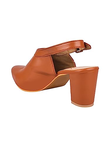 Image of SilverArrow Style Fancy Trending and Comfort Block Heel Sandal Mule Bellies Sandal for Womens and Girls Black