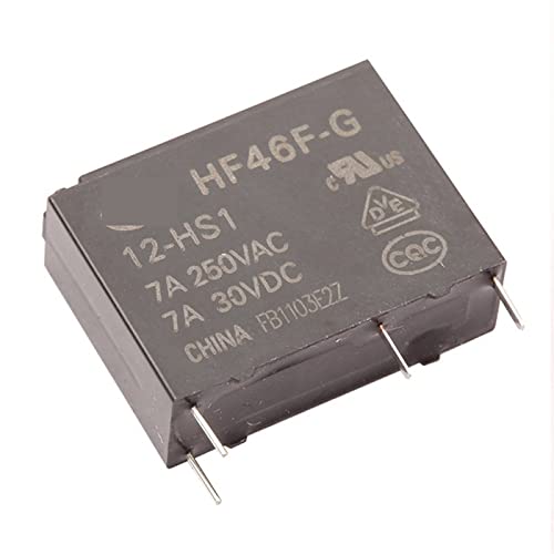 Relé HF46F-G-12-HS1T 12V elimina fallos de encendido con contactos limpios de 7A 4PIN
