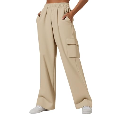 Girls Wide Leg Sweatpants Palazzo Dress Pants Lightweight Flowy Stretchy Sweat Pants Loose Trousers Oversized Clothes