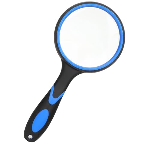 Lupa do czytania, 75 mm, lupa ręczna, lupa jubilerska dla seniorów, dzieci, jubilerów, hobbystów, obserwacji owadów, gazet, wysokiej jakości obiektyw: lupa wykonana jest z wysokiej jakości szkła, jest