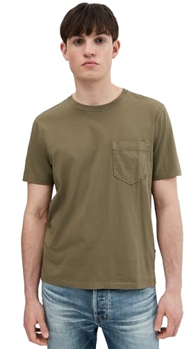 Billy Reid Men's Washed Tee, Moss, L