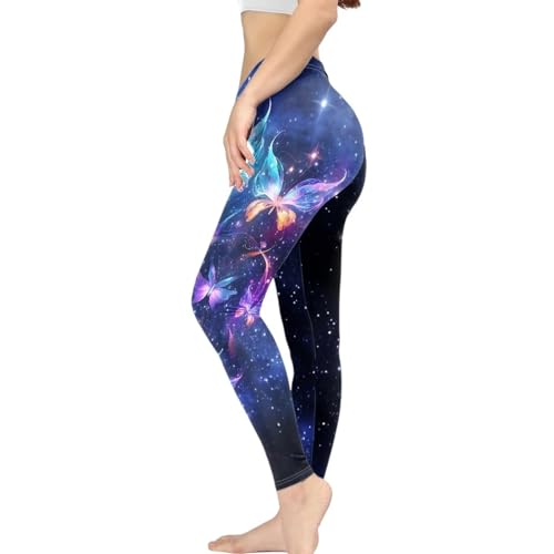 Wideasale Butterfly Yoga Leggings