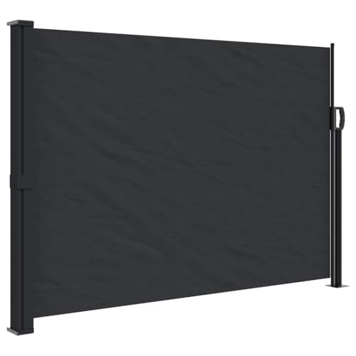 vidaXL Toldo Lateral retráctil Negro 140x300 cm