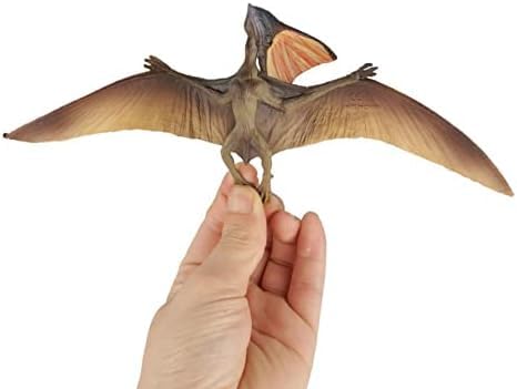 Image of FUNFOB Dinosaur Toy Figure Pterosaur Dinosaur Toys for Kids & Adults PVC Multicolour | Flying Flat Dino