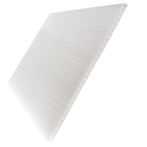 10mm Multiwall Polycarbonate Roofing Sheet - Cut to Size & Colour - UV Protected Greenhouse Grade