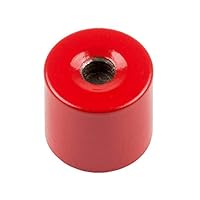 Alnico Deep Pot Magnet Für Hochtemperatur -, Technik - und Fertigungsanwendungen - 17mm Durchmesser x 16mm Dickes C/W M6 Gewindeloch - 2,5kg Zug