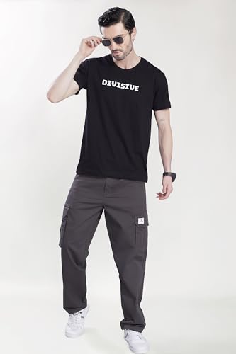 Image of DIVISIVE Men's Loose Baggy Fit Cotton Cargo Pants