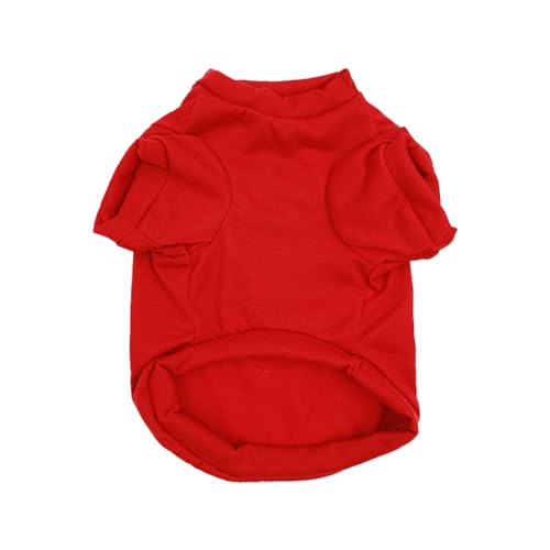 Ropa para mascotas, abrigos para mascotas, chaqueta de algodón para perro, multicolor, llamativa, reutilizable, a la moda, chaleco estampado, rojo, talla S