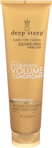 Deep Steep Argan Hydrating Volume Conditioner, 10 Fluid Ounce Deep Steep Argan Hydrating Volume Conditioner, 10 Fluid Ounce