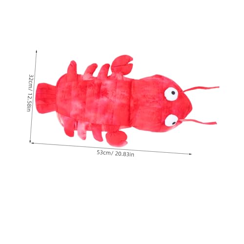 Disfraz de langosta para perro talla S rojo miniatura 2