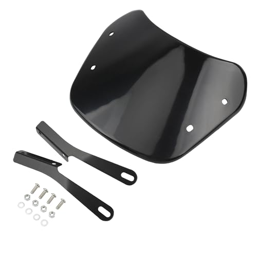 Pare-brise réglable moto résolvant les turbulences d'air pour motocross et moto rétro