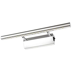 Dailyart 5W LED Spiegelleuchte Spiegellampe Spiegellicht mit Schalter aus Edelstahl 180° einstellbar LED Bad Beleuchtung…