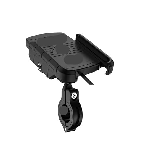 GDVRAUCH Motorcycle Motorcycle Holder Fast Wireless Charging Quick USB Charger Moto Motorbike Mirror Stand Cellphone Handlebar Mount Phone Holder(M9)