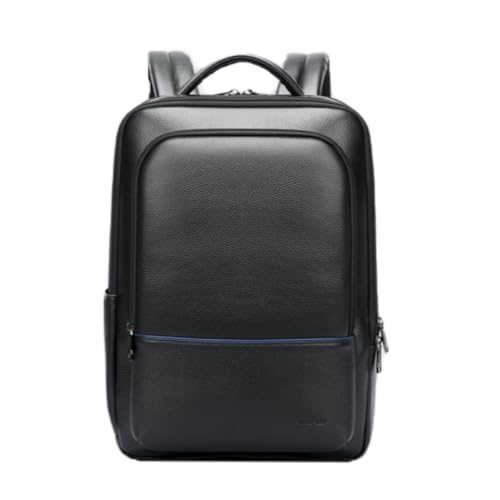 BOPai Genuine Leather Backpack for Men Multi-Function 15.6 inch Laptop Premium Executive Business...