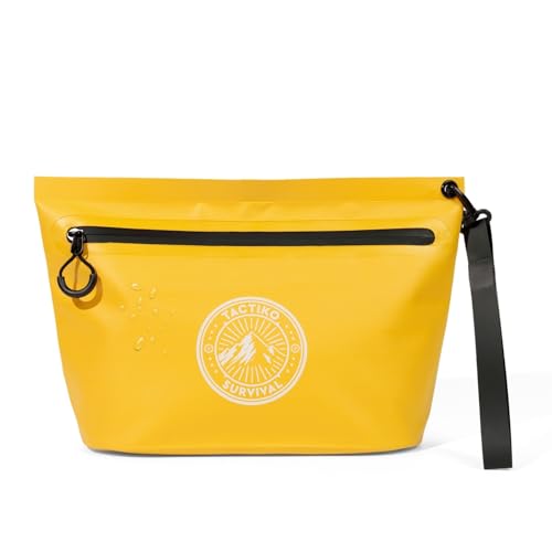 Tactiko Heavy-Duty Splash Water Resistant Zipper Pouches - 3L Hol...