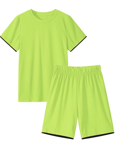 Somaibo Boys Athletic Short Sets 2 Piece T-Shirt and Shorts