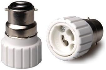 B22 to GU10 Light Lamp Bulbs Adapter Converter.
