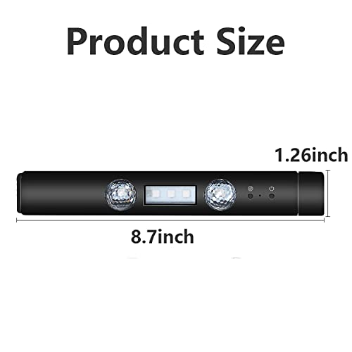 Wireless Led Starry Atmosphere Light, Multicolor Car Interior Lights, Rechargeable Rgb Car Led Strip Light, Neon Accent Lighting With Music Sync And Wireless Remote Decoration Light, For Room Party #TOP6