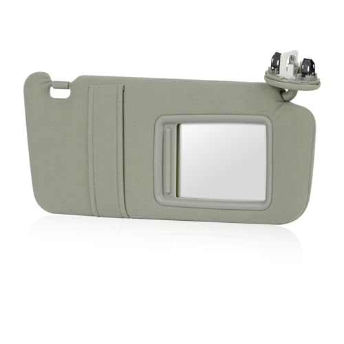 Gray Passenger Right Side Sun Visor Replacement Compatible with 2007 2008 2009 2010 2011 Toyota Camry with Sunroof Replace 74310-06770-B0 by ILONPA - Used condition - US$17.49