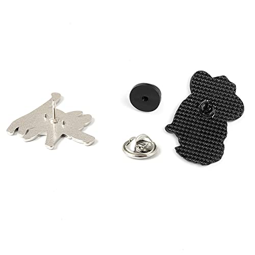 Image of Cute Pins Backpack Pins Alloy Enamel Brooch Cat Funny Cat Brooch Cowboy Badge Pin for Bookbags Clothes /Jackets & Hat Decoration