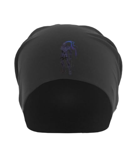 Bonnet souple unisexe coton noir Anime 31 taille unique élastique