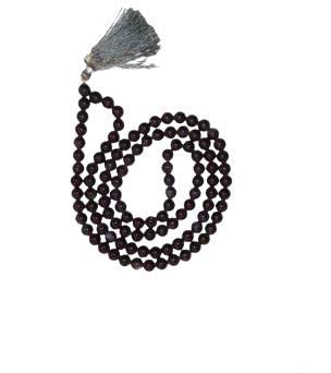 Rare-GEMS 108 Beads Super Deluxe Quality Agate Black Original Certified by IGL Lab Hakik Mala for Jaap & Wearing