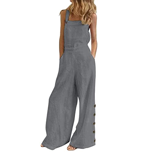 Jumpsuits Für Damen Winter Damen Lang Jumpsuit Overall Hosenanzug Elegant...