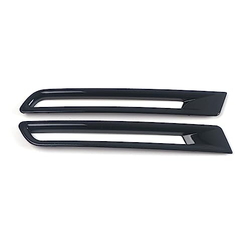 Image of Car Accessories Fit for Toyota Sienna 2021 2022 2023 2024 2025 2026 Exterior Rear Bumper Reflector Fog Lights Cover Trim (Glossy Black) ABS 2 PCS
