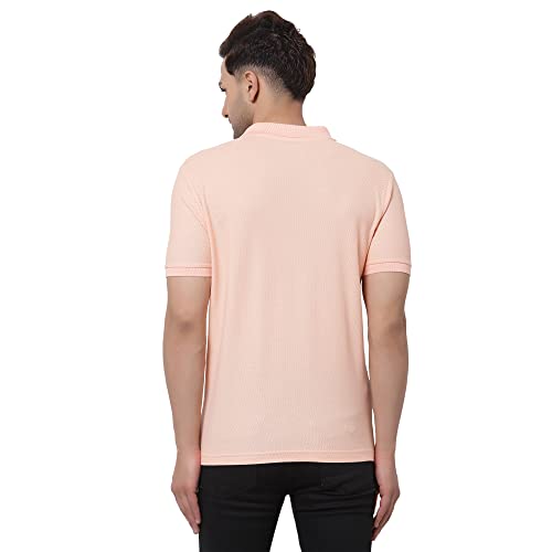 Image of Red Tape Men Red Collared T-Shirt