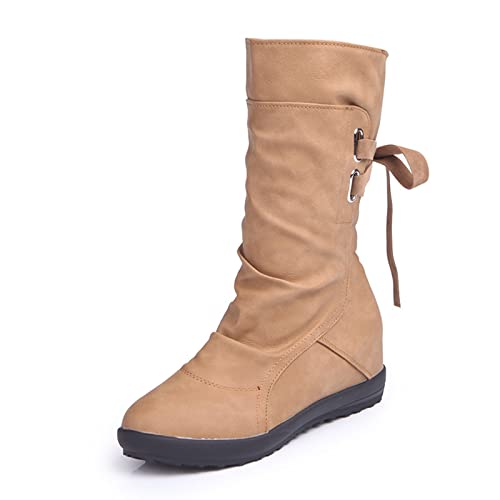 Yocqbm Botas a Media Pierna Cover