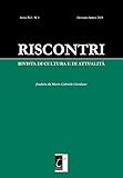 riscontri rivista di cultura e di attualitÀ: n. 1 (gennaio-aprile 2019): vol.