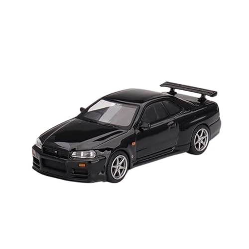 XGFFBAGB 1/64 para El Modelo De Coche De Aleación Negra GTR R34(with Box)