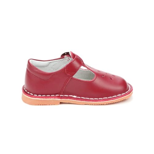 Joy Classic Leather Stitch Down T-Strap | Girl's Mary Jane Flat (Toddler/Little Kid)2